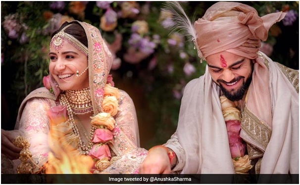 Anushka Sharma & Virat Kohli are a married couple now! #Virushka is #CoupleGoals