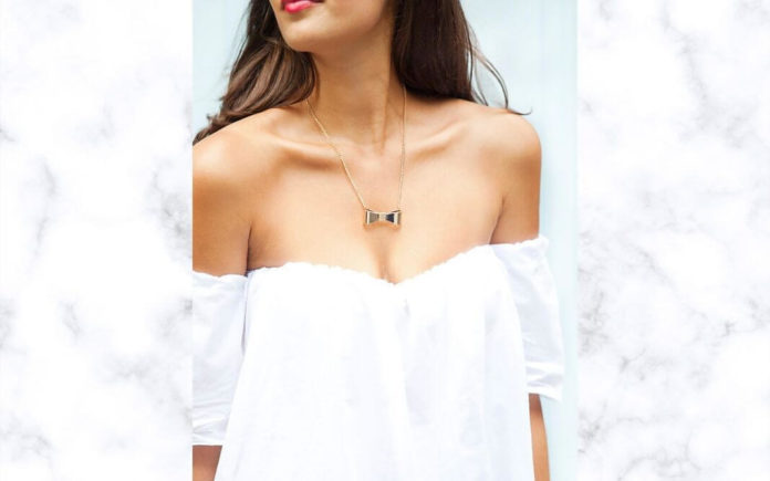 How to style Jewellery with an Off Shoulder dress