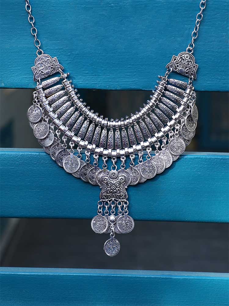 Amazing Oxidized Silver Necklaces Under Rs 500 4