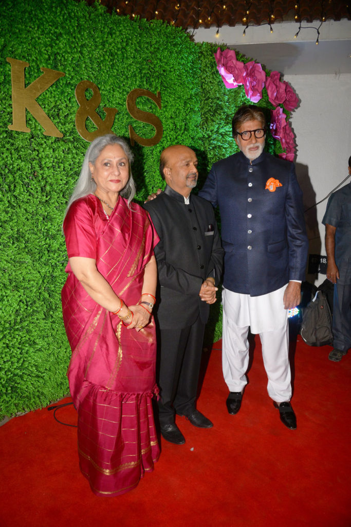 Bollywood Glitters at Lyricist Sameer’s Daughter’s Wedding Reception
