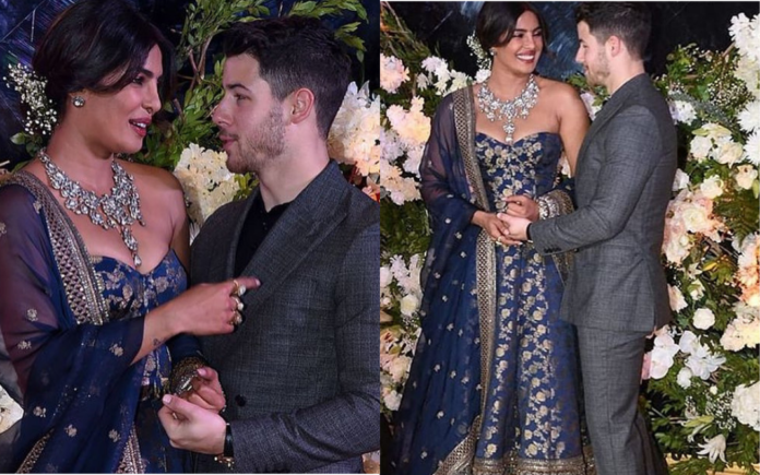 PRIYANKA’S STATEMENT NECKLACE FOR HER MUMBAI RECEPTION IS WHAT EVERY WOMAN’S WEDDING DREAMS ARE MADE OF!