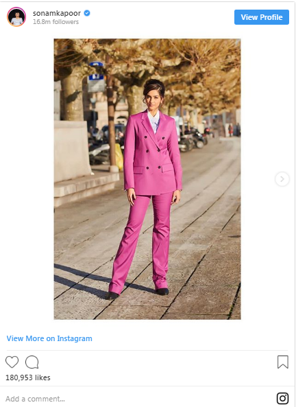 Sonam Kapoor's Purple Formals Set Trend In Switzerland SIHH 2