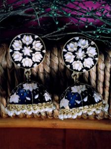 buy meenakari earrings