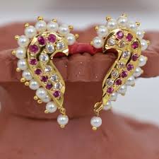 Goa traditional jewellery-kaan earrings