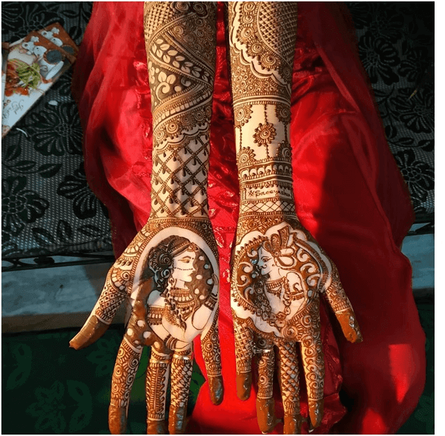 bridal mehndi design for full hands