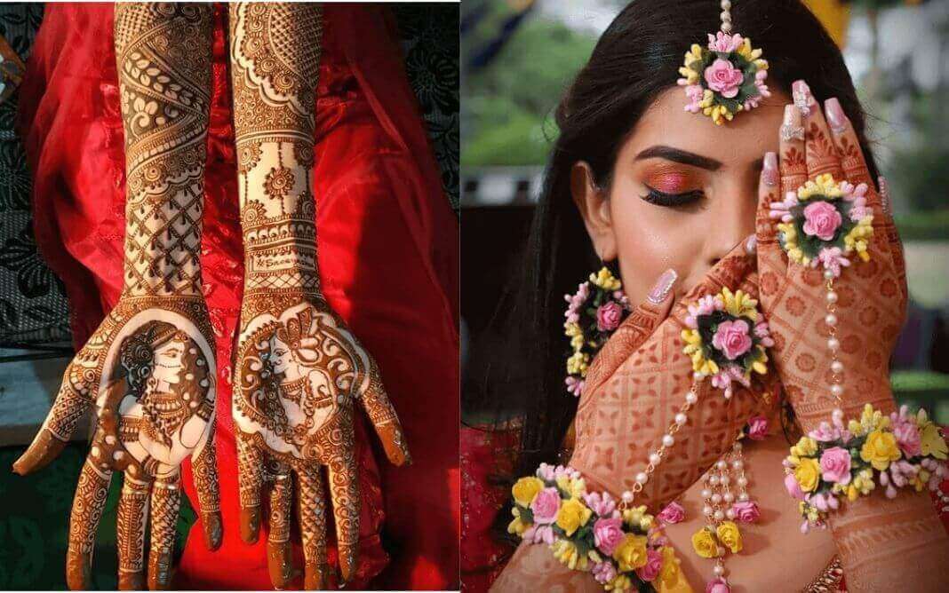 Top 142+ unique bridal mehndi designs best