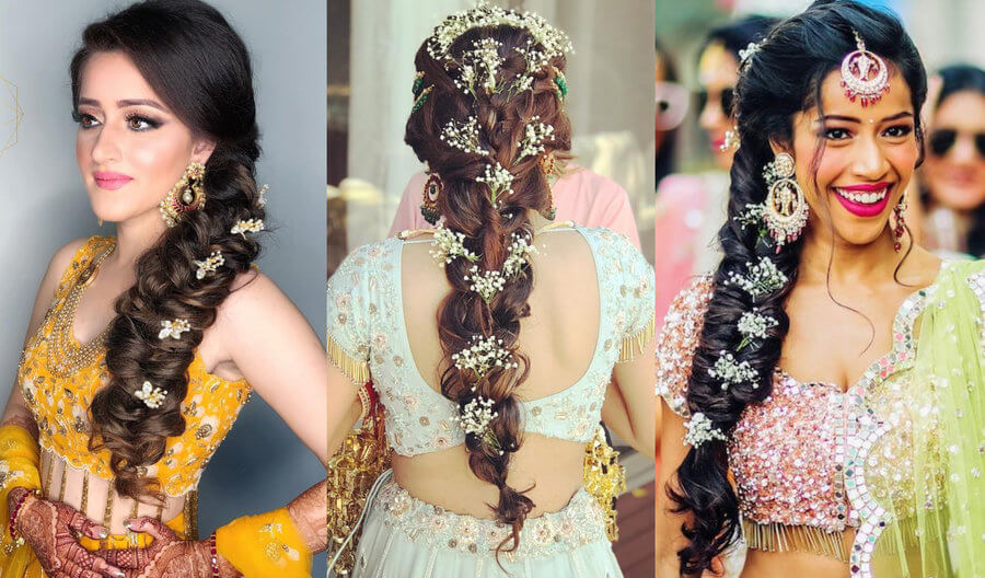flower hairstyle for girls