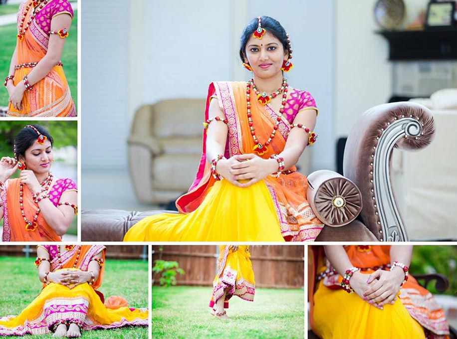Buy Flower Jewelry Set Pink Mehandi Women Designer Haldi Wedding Online in  India - Etsy