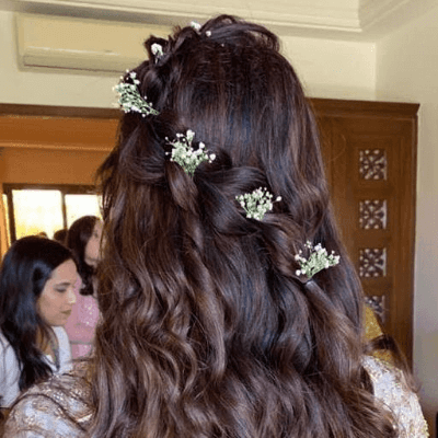 30 Bridal Hairstyles For Long And Straight Hair: Messy Buns To Braids To  Slay Your Wedding