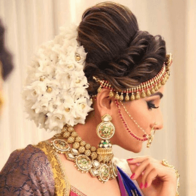 Matha Patti And Mang Tikka Hairstyles For Party 2023-24 | FashionEven
