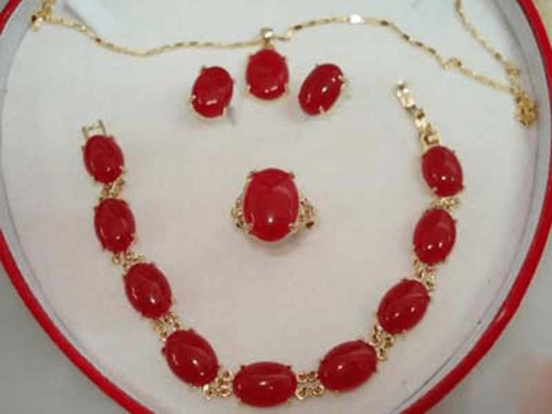Red Jewelry Jade