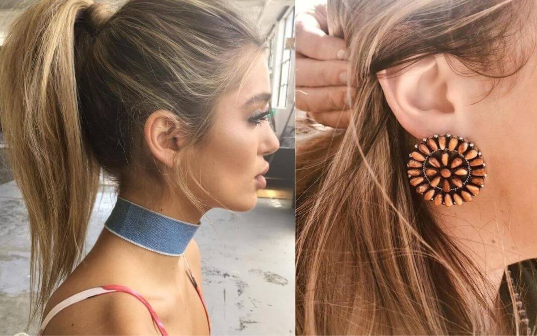 Top more than 73 hairstyles with big earrings