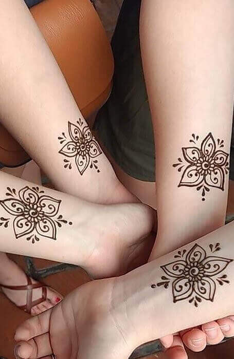 12 Gorgeous Tattoo Mehndi Designs For "The Bride" & Bridesmaids 10