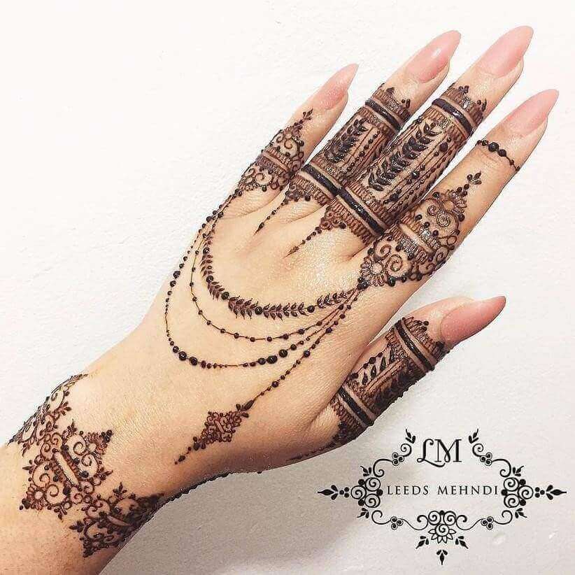 12 Gorgeous Tattoo Mehndi Designs For "The Bride" & Bridesmaids 9