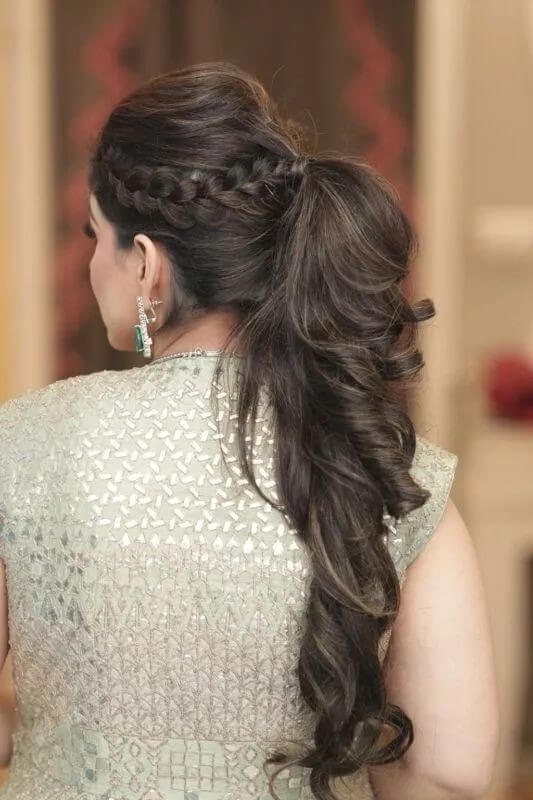 EASY HAIRSTYLE with Saree | Jennifer Winget Hairstyle | Wedding/ Party  Hairstyles for Girls - YouTube
