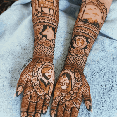 bridal mehndi designs full hands