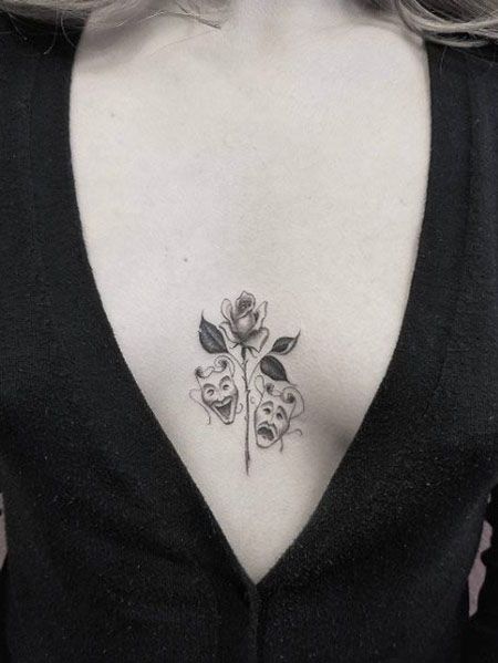 21 Sensuous & Unique Chest Tattoos Women-2023 Version
