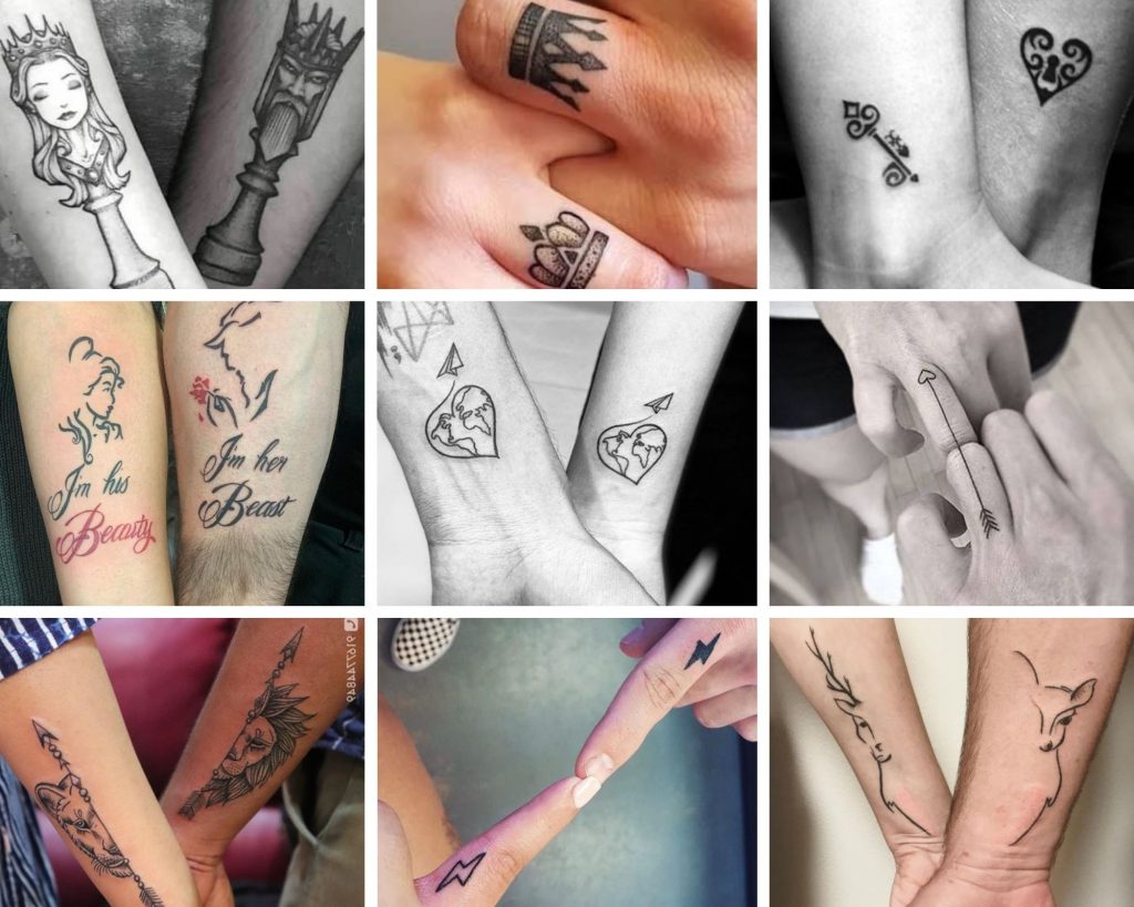 tattoos unique: 54 couples unique tattoos

