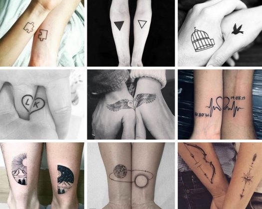 162 Unique Tattoos For Couples, BFFs, and Sisters