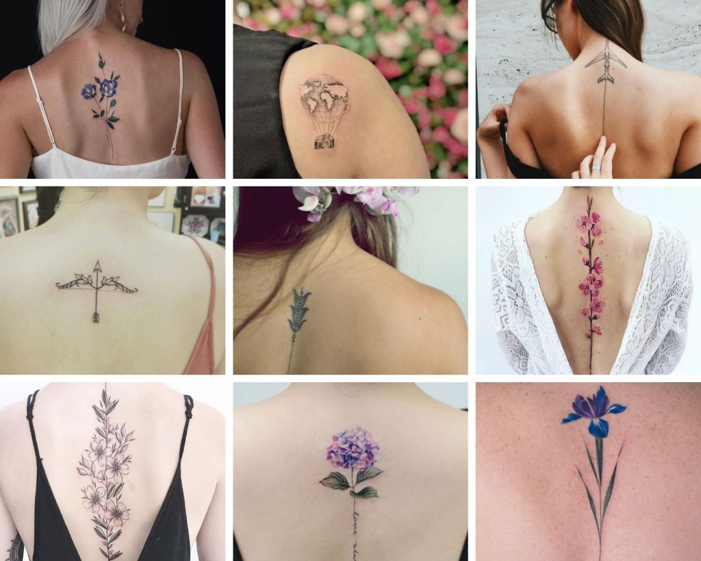 126 Distinguished Back Tattoos For Women 7