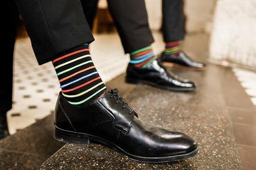 5 Stylish ways to match socks with your attire- Choose tonal textures and patterns
