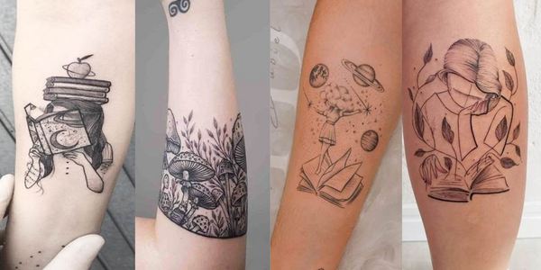 half sleeve tattoo for females
