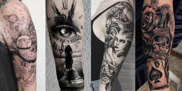 meaningful female classy half sleeve tattoo ideas

