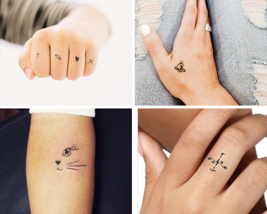 unique hand tattoo
