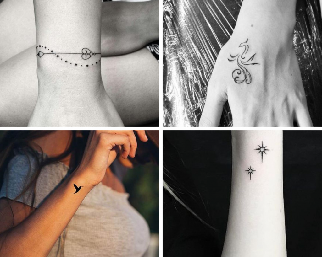 hand tattoos stars
