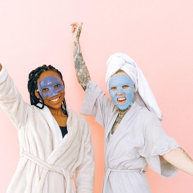 2 women with facial masks- An Overview Of Beauty Treatments At Popular Spas