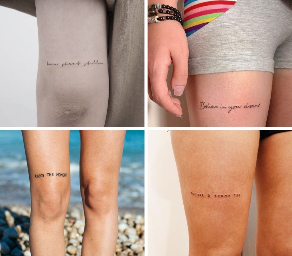 back of thigh tattoos | Just Ink About It