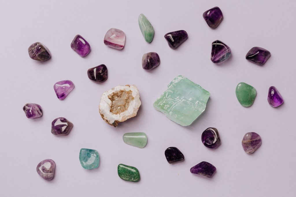 Different types of real gemstones