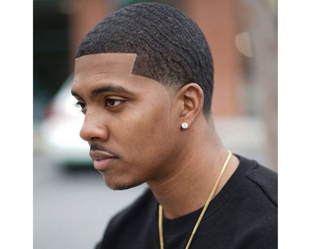 Black Men's Hairstyle For Round Face Shape