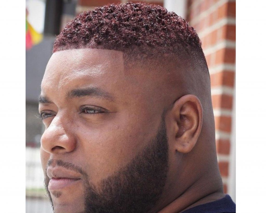 Black Men's Hairstyle For Round Face Shape