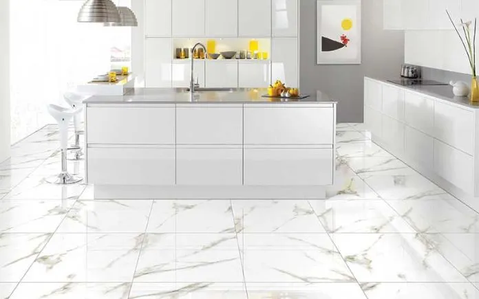 Trendy Kitchen Tiles Floor Design For Your Modern House